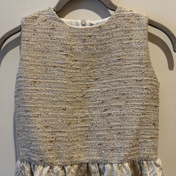 Florence Fancy Holiday Tweed Patterned dress Size 10(kids) - Picture 3 of 6